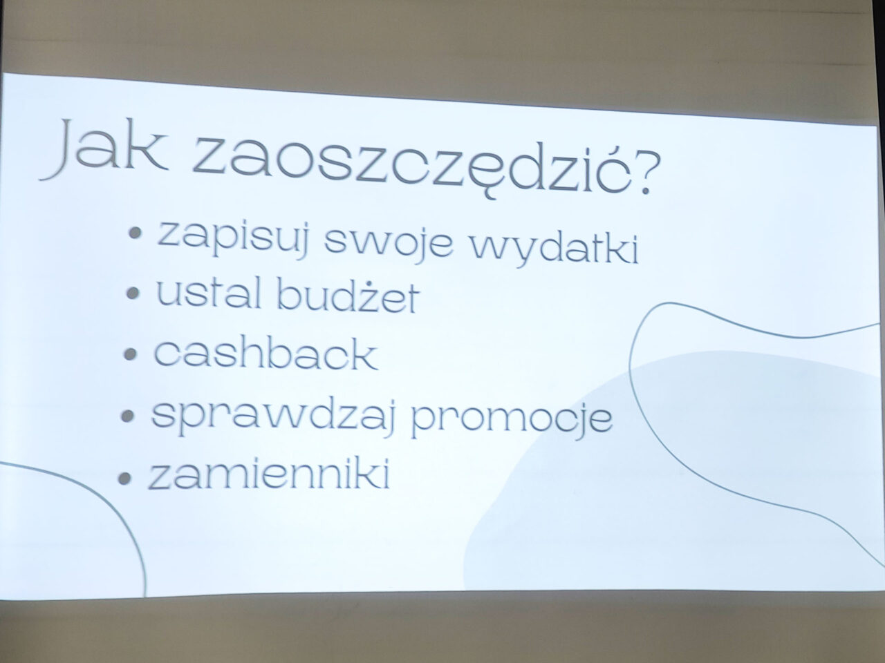 Zajęcia z oszczędzania