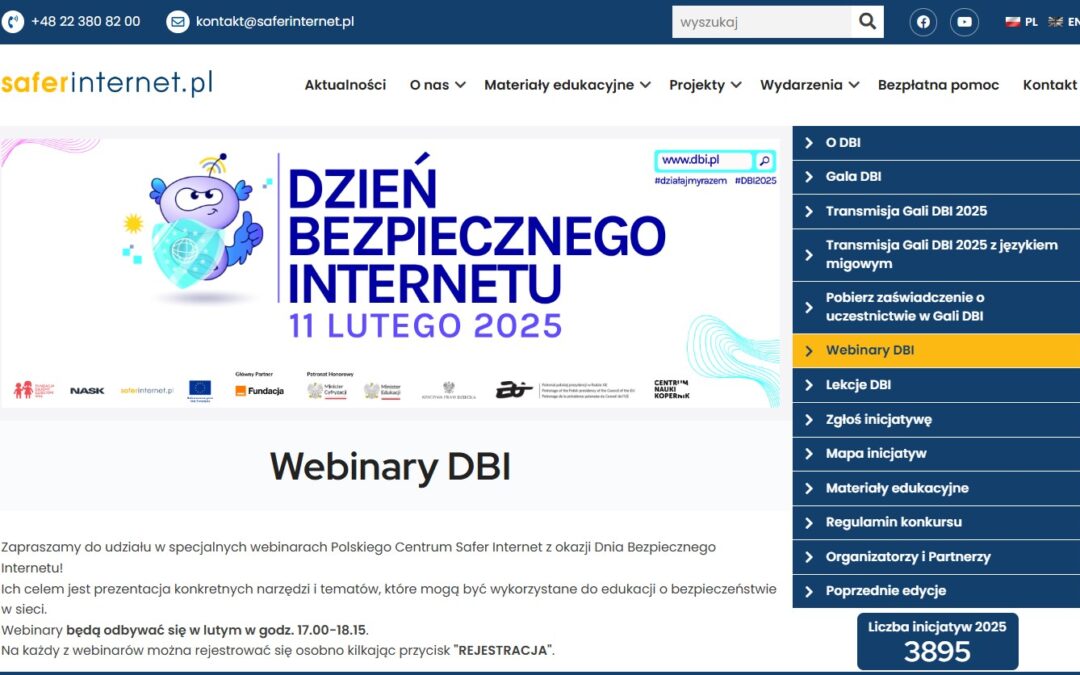 Dni Bezpiecznego Internetu – webinaria