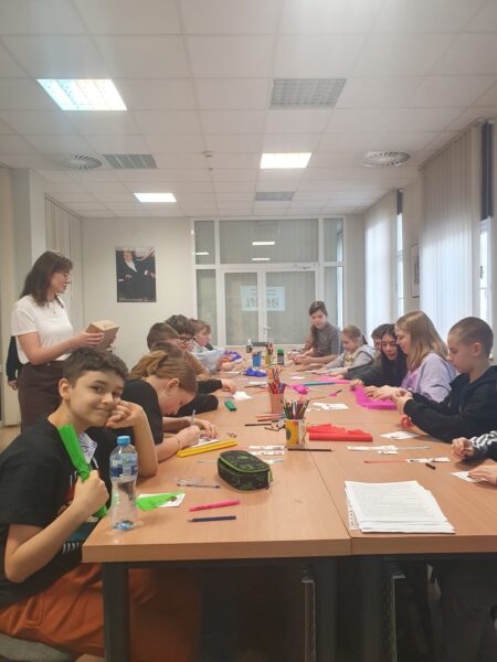 Klasa 5c na warsztatach o empatii