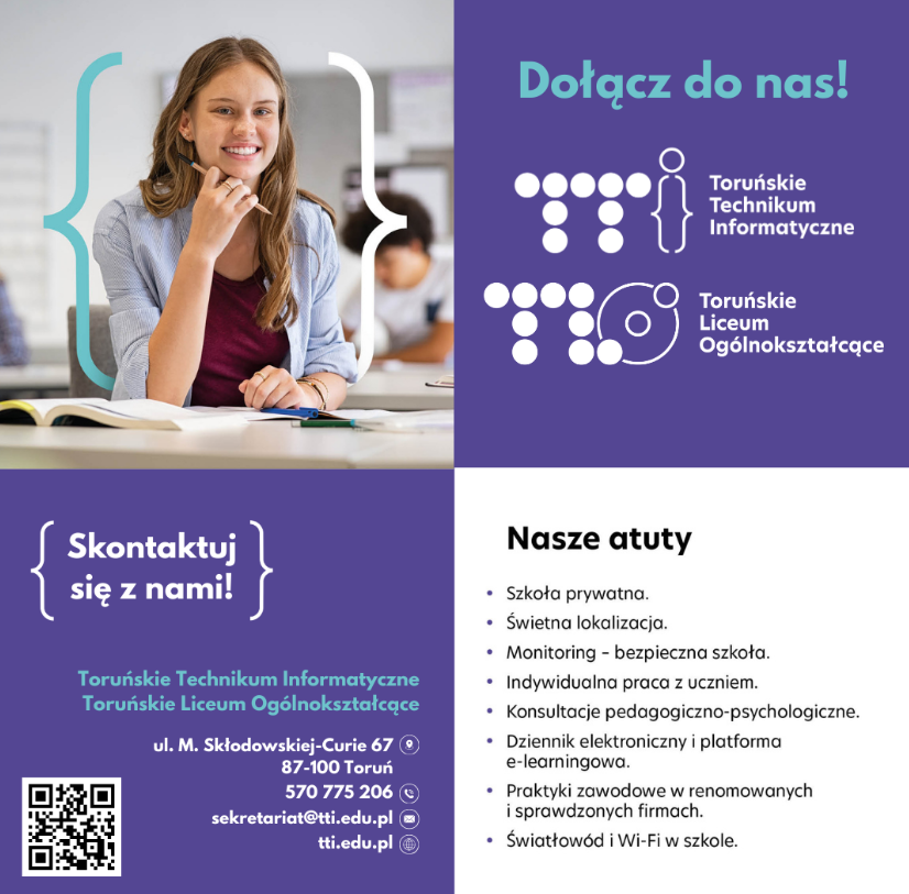 Drzwi Otwarte w Toruńskim Technikum Informatycznym i Toruńskim Liceum Ogólnokształcącym