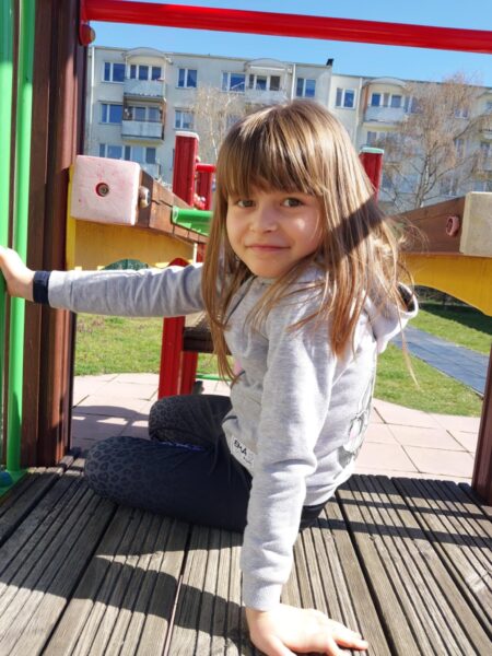Biedronki na placu zabaw