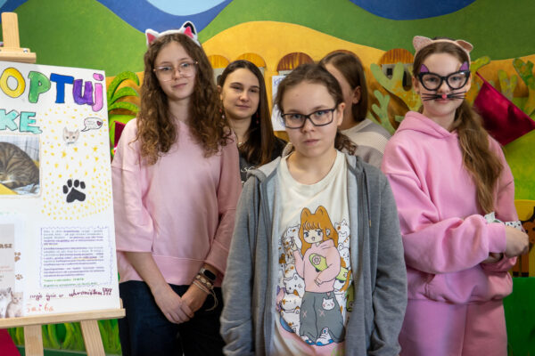 Dzień Kota w SP18 w Toruniu