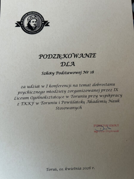 Konferencja w LO