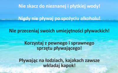 🌊 Zadbaj o bezpieczeństwo nad wodą! 🌊