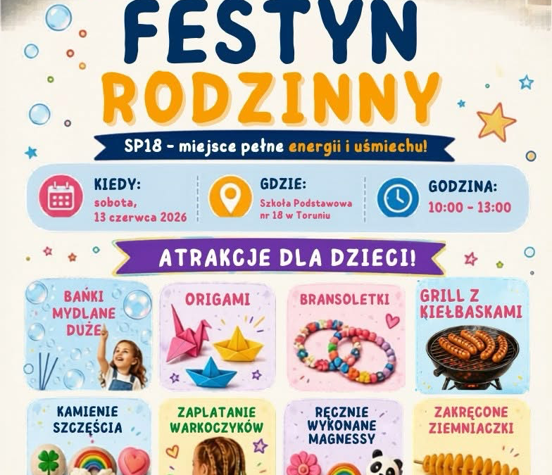 Zapraszamy na Festyn Rodzinny